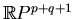 $ \mathbb{R}
P^{p+q+1}$